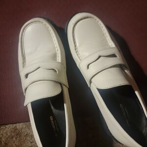 Vagabond Cream Leather Shoes